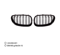 Accessoires de carrosserie pour bmw série 5 E60 kit de carrosserie m sport modifié M5 mise à niveau M5 pare-chocs avant et arrière jupe latérale calandre