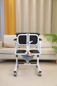 Paralysé personnes âgées maison main levage Machine handicapé douche toilette salle de bain pliant hydraulique ascenseur Patient mobile chaise de transfert - Product Image 2