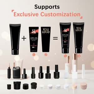 Toptan Stokta 12 Renk Poli Jel Toplu 15ml Düşük Mehq Hema Tpo İçermeyen Uv Akrilik Uzatma Poli Tırnak Jeli Ojeleri - Product Image 4