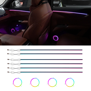 Kit d'éclairage LED RGBIC Premium pour l'habitacle de voiture Changan CS75 PLUS (Quatrième Génération) 2025 – Bande lumineuse étanche – Vente en gros - Product Image 1