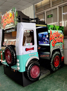 Machine de tir d'arcade à monnayeur pour 2 joueurs, avec double pistolet, thème Monstre Métallique, pour centre de jeux intérieur, borne d'attraction - Product Image 3