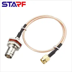 Cable coaxial RF de 10, 15, 20 y 30 cm de longitud, SMA macho a hembra, Cable de extensión BNC RG316