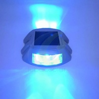 Borne de signalisation routière solaire à charge lourde Cat Eye LS-05 6/8/10 LED multicolore en PC -20~70 Lumière d'avertissement de circulation