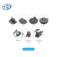 Adaptateur d'alimentation transformateur 230 AC 24 AC 1A, montage mural, multi-prises, certifié ETL/FCC, garantie de 2 ans, matériau PC, linéaire