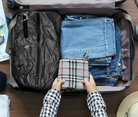 Ventes flash - Sacs de compression pour voyages, sacs de rangement sous vide en TPU