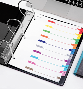 Haoran Customizável <span class=keywords><strong>5</strong></span> Polegada PVC Binder <span class=keywords><strong>3</strong></span> Anéis Pasta Personalizada com Folha Padrão Carteira para Escola Papelaria Organizador - Product Image 6