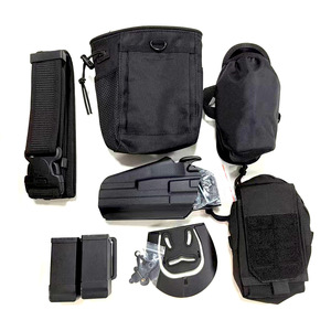 ชุดเข็มขัดยุทธวิธี UDLP320 รุ่น M18 M17 G17 P1 X5 ซองใส่ปืนแบบ Quickdraw สีดำ Black Knight DK05 พร้อมปืนไฟฟ้า - Product Image 3