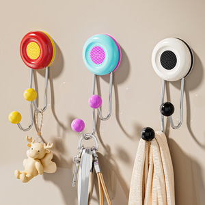 <b>Suction</b> Cup <b>Hook</b> Wall Mounted Heavy Duty Adhesive <b>Hook</b> For Doorway Clothes Storage Multi Functional Modern Design - Product Image 1
