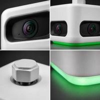EBO-TECH Cámara de estacionamiento binocular con IA compartida para 3/6 vehículos, doble 4MP, sensor de ocupación de 6 bahías, bajo costo, para garaje interior