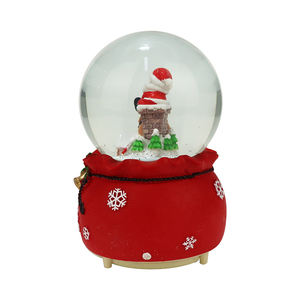 Statue <span class=keywords><strong>de</strong></span> globe d'eau d'artisanat en résine <span class=keywords><strong>de</strong></span> Père Noël mignon personnalisé pour l'affichage <span class=keywords><strong>de</strong></span> Noël et les cadeaux <span class=keywords><strong>de</strong></span> souvenirs joue sur la cheminée chanson <span class=keywords><strong>de</strong></span> Noël - Product Image 3