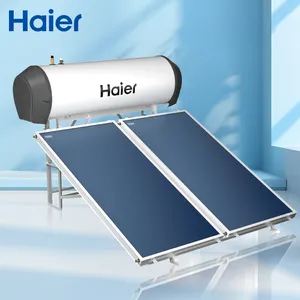Haier New Design Roof 200l 300l Tank For Pressurized Copper Coil Stainless Steel Solar Energy System Water Heater For Chile
