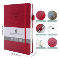 Nouveauté 2027 : Agenda portable pour la vie quotidienne, idéal pour la prise de notes personnelles et la gestion du planning professionnel