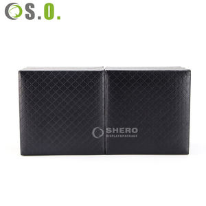 Étui à montre en cuir PU unique, personnalisé, élégant, boîte à montre de luxe, emballage cadeau personnalisé - Product Image 3