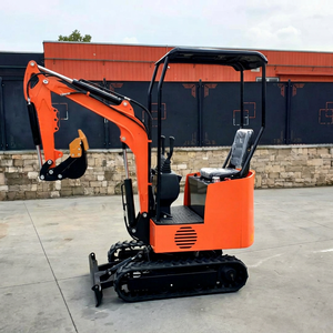Envío Gratis  KV12 Mini Excavadora de 1 Tonelada |   12 HP HPR Diésel |   1.65 m de Profundidad de Excavación |   5 km/h |   950 mm de Ancho |   Martillo Hidráulico - Product Image 1