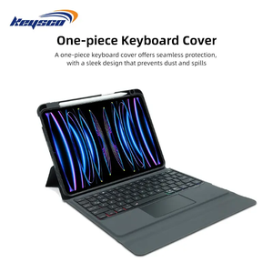 มินิ6 10.2 11 12.9 13นิ้ว10.9 "สำหรับ iPad <span class=keywords><strong>Air</strong></span> <span class=keywords><strong>5</strong></span> USB-C ไร้สายทัชแพดบางเฉียบเคสคีย์บอร์ดชิ้นเดียวที่มีปุ่มเรืองแสง - Product Image 2