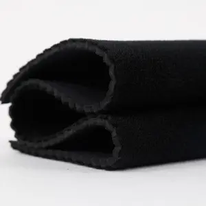 Custom Waterproof Sport Cloth Material SBR SCR Black Beige Neoprene Rubber Sheet 2mm 3mm 5mm Neoprene Fabric Whit Plush