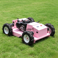 Tondeuse à gazon autotractée 4x4 à moteur essence 4 temps, silencieuse, avec roues de 550 mm, compacte, certifiée CE EPA, pour jardin, faible bruit, DIY