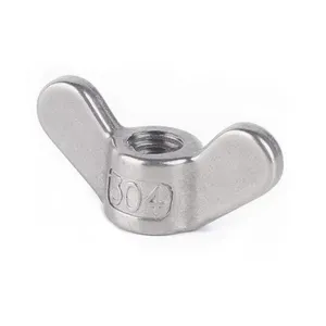 M16 M20 M24 Super Duplex Stainless steel Passivate Polished SAF 2205 2507 A286 904L 1.4410 Round Butterfly Wing Nut DIN315