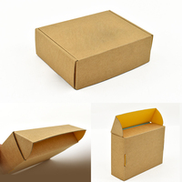 Emballage de boîte-cadeau personnalisé écologique Boîtes à chaussettes recyclables en papier ondulé pour cartes kraft naturel impression recto verso