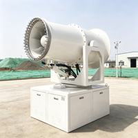Cañón de Nebulización de 80 m de Alcance para Grandes Áreas, Cañón de Niebla Industrial para Minería, Supresión de Polvo, Nebulizador de Agua
