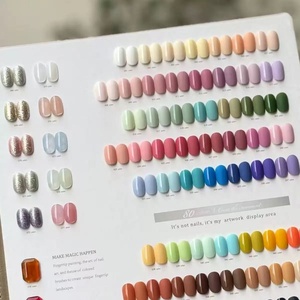 Wholesale Custom 80-color New Commonly Used Color <b>Nail</b> <b>Gel</b> <b>Set</b> with Display Board and UV <b>Nail</b> <b>Gel</b> - Product Image 5