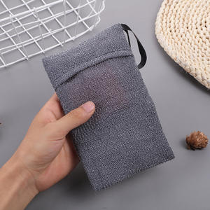 Bolsa de jabón orgánica con logotipo personalizado, malla de red de nailon, embalaje con cordón, protector de jabón, bolsa de regalo con propiedades exfoliantes - Product Image 1