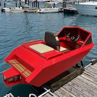 Mini Jet-boat Électrique en Aluminium à Moteur pour Jeux Aquatiques Personnels, Type Jet Ski, avec Propulsion par Jet d'Eau, Type Go-Kart, En Promotion