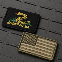 Patch en plastique brodé écologique tactique et amusant, personnalisable, avec auto-agrippant pour vêtements et chapeaux