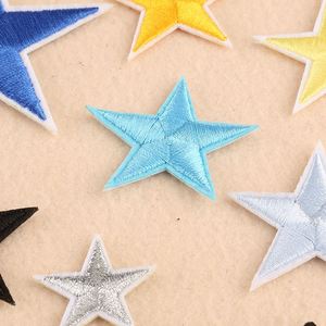 Hot Sale Mini Size Embroidered Iron on Star Patches With Different Colors for Clothing - Product Image 5