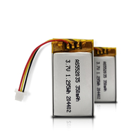 UL2054/CB/KC/CE/WERCS/UN38.3 approuvé 552035 3.7v 350mAh batterie Lithium polymère cellule de batterie Li polymère pour montre intelligente