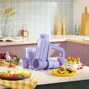 Multifunctional Electric Rotary Cheese Grater Salad Maker Machine Handle Plastic <b>Vegetable</b> Slicer <b>Shredder</b> Potato Chopper - Product Image 1