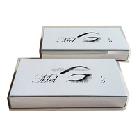 Boîte Cadeau Luxe ZJ-030 Blanche Personnalisée pour Rangement, Emballage de Finition en Papier Cartonné, Boîte d'Emballage pour Faux Ongles à Presser