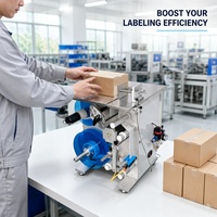 Machine d'étiquetage semi-automatique pour le scellage des coins des boîtes en carton, des boîtes en plastique, des canettes et des bouteilles, haute précision, anti-effraction