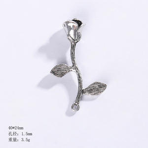 Nuevo Colgante de Calavera Gótica con Cruz, Accesorios de Aleación de Araña de Estilo Moderno, Venta al por Mayor Premium, DIY Unisex - Product Image 3