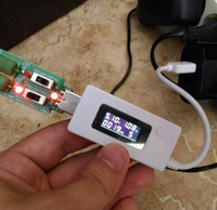 Carga electrónica USB con resistencia y interruptor ajustable, 3 corrientes 5V1A/2A/3A, probador de resistencia de descarga de voltaje y capacidad de batería