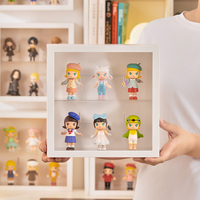 Vitrine pour figurines Mini Funko Pop Anti-poussière Transparente Murale ou de bureau 5 couches de rangement Mini jouets