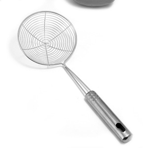 Stainless Steel Wire Mesh Strainer Spoon Set 5 Sizes Long Handle For Noodles Oil Hot Pot - Product Image 3