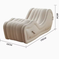 Nouveau Fauteuil Gonflable Moderne et Simple 2026, Chaise Longue et Fauteuil de Loisirs, Entièrement Automatique, Portable pour l'Extérieur, en PVC avec Coussin d'Air