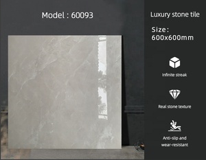 600x600 piastrelle per pavimenti smaltate lucidate, piastrelle in marmo luminoso e antiscivolo per soggiorno, piastrelle per pavimenti ingegneristiche resistenti all'usura - Product Image 6
