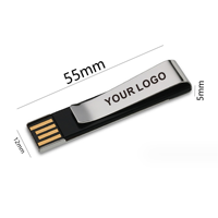 Clé USB promotionnelle en métal de 32 Go, grande capacité, haute vitesse, personnalisable avec logo, en forme de bâtonnet, pour cadeaux promotionnels