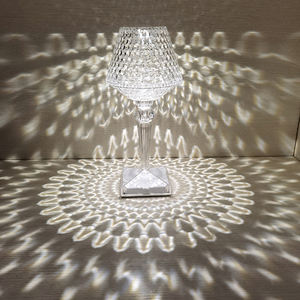 New Crystal <b>Table</b> Lamp with Built-in Battery Portable Touch Diamond Desk Lamp Night Light for Home <b>Bedside</b> Warm White Decoration - Product Image 5