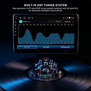 Dual 9 \ "10 \" pulgadas Android Car Radio <span class=keywords><strong>2</strong></span> Din Aux compatible con CarPlay inalámbrico Android Auto BT WiFI cámara trasera navegación <span class=keywords><strong>Youtube</strong></span> - Product Image 5