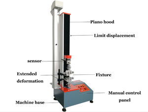 Digitalanzeige Labor Servo universelle Zugfestigkeitsprüfung Ausrüstungsmaschine für <span class=keywords><strong>Polymer</strong></span> und Kunststoff - Product Image 4