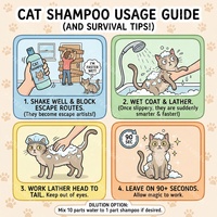 Shampoo pour chat hypoallergénique à pH équilibré, sans parfum, marque privée, vente en gros, soin de la peau sensible à l'aloe vera et aux vitamines, pour chatons