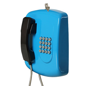 Vandalismo resistente al respaldo <span class=keywords><strong>de</strong></span> batería con cable público moneda Teléfono para la venta - Product Image 4