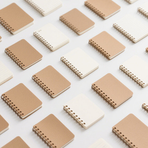 Tùy chỉnh Tạp Chí cho mang thai kế hoạch xoắn ốc ràng buộc cuốn sách PVC bù đắp cứng Túi Stickers dây-<span class=keywords><strong>o</strong></span> ràng buộc A5 Kích thước Made Kraft tông - Product Image 3