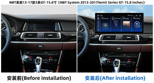 Reproductor de DVD para Auto de 15.8 Pulgadas, Radio Android con Pantalla Táctil, Navegación GPS, Carplay para <span class=keywords><strong>BMW</strong></span> Serie 5 <span class=keywords><strong>GT</strong></span> 2013-2017--Sistema NBT - Product Image 2