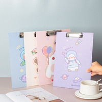 Classeur A4 simple à anneaux, transparent, pour feuilles mobiles, bloc-notes, rangement de bureau