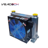 Refroidisseur d'huile hydraulique à plaques et ailettes en aluminium 100L/min avec ventilateur 12V/24V pour station hydraulique d'excavatrice de machines de construction