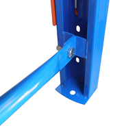 ABCTOOLS Rack de stockage d'entrepôt en métal à 4 niveaux Rack industriel en fer Durable Decking Vente chaude Nouveau Style Vente directe